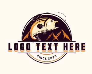 Hook - Fishing Bait Ocean logo design
