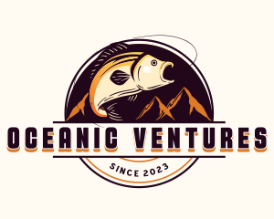 Fishing Bait Ocean logo design