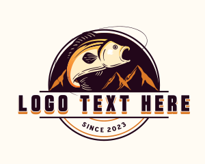 Fishing - Fishing Bait Ocean logo design