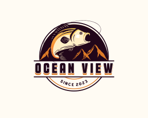 Fishing Bait Ocean logo design