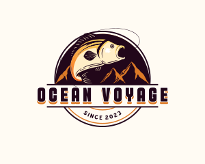 Fishing Bait Ocean logo design