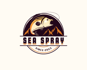 Fishing Bait Ocean logo design