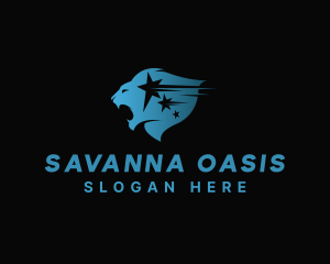 Savanna - Lion Mane Star logo design