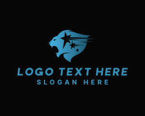 Zoo - Lion Mane Star logo design