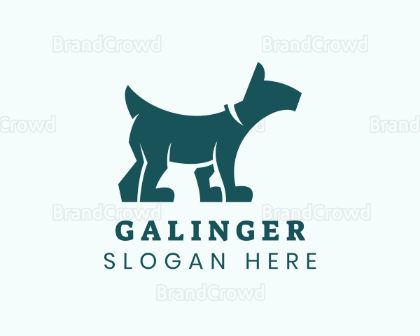 Dog Pet Collar Logo