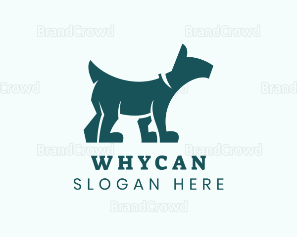 Dog Pet Collar Logo