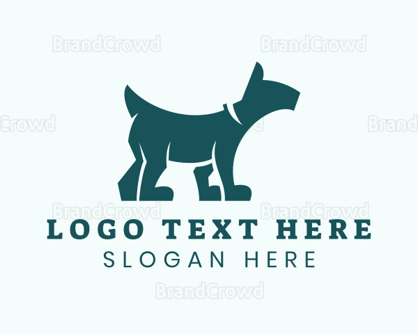 Dog Pet Collar Logo