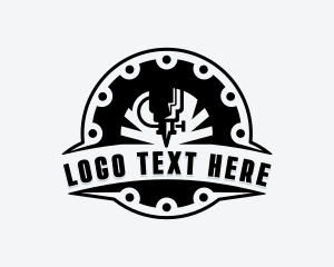 Mechanical - Laser Engraving Fabrication logo design