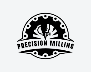 Milling - Laser Engraving Fabrication logo design