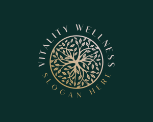 Landscaping Wellness Tree logo design