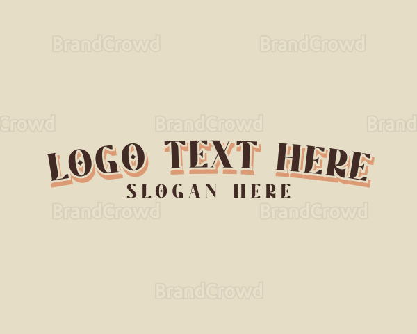 Simple Retro Startup Logo