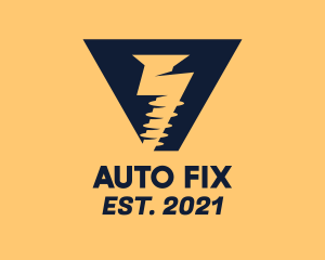 Mechanic - Mechanical Bolt Screw logo design