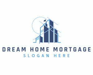 Mortgage - City Building Architecture logo design