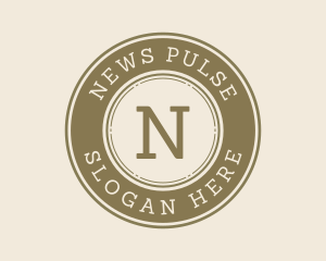 Newspaper - Publisher Stamp Company logo design