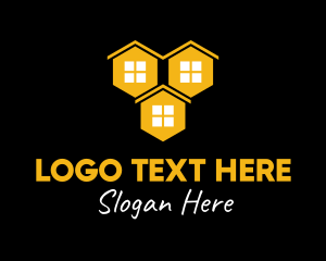 Home - Hexagon Hive Home logo design