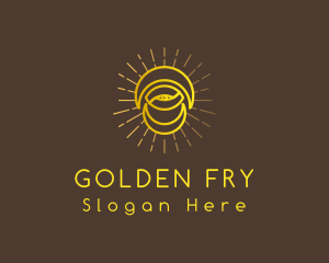 Golden Moon Eye logo design