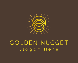 Golden Moon Eye logo design