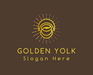 Golden Moon Eye logo design