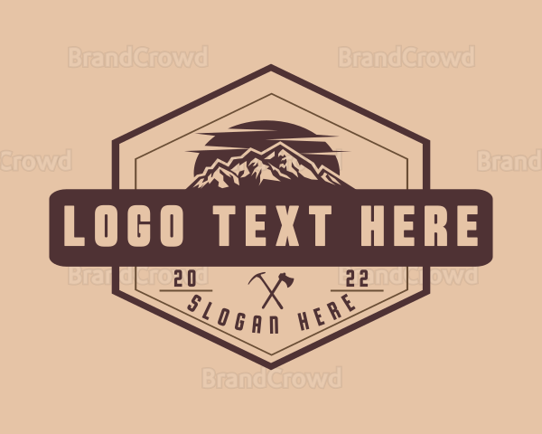 Mountain Trekking Trip Logo