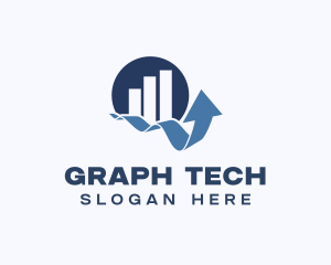 Graph - Statistics Finance Graph logo design