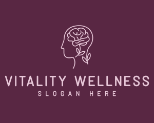 Psychology Nature Therapy Wellness logo design