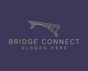 Bridge - Bridge Infrastructure Construction logo design