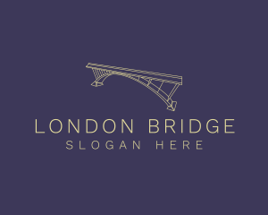 Bridge Infrastructure Construction logo design