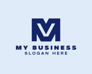 Generic Business Letter M logo design
