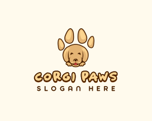 Animal Paw Dog logo design