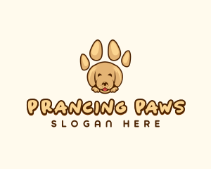 Animal Paw Dog logo design