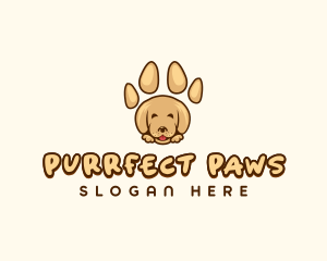 Animal Paw Dog logo design