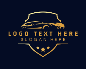 Driving - Luxury Sports Car logo design