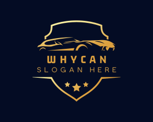 Coupe - Luxury Sports Car logo design