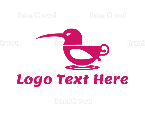 Hummingbird Cup Cafe Logo