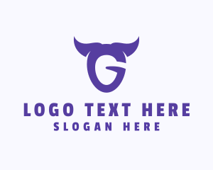 Devil Horn Letter G logo design