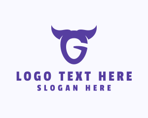 Devil Horn Letter G Logo