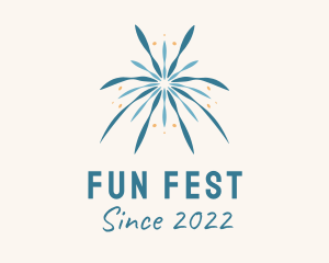 Fest - Firework Event Celebration logo design