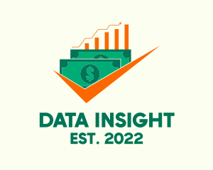 Money Investment Analytics logo design