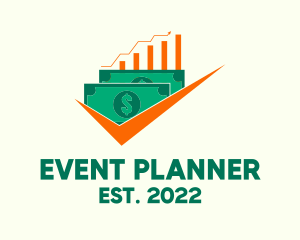 Chart - Money Investment Analytics logo design