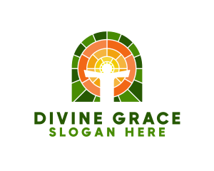 Jesus - Christian Ministry Mosaic logo design