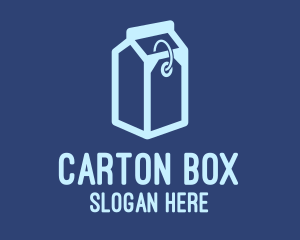 Carton - Milk Carton Price Tag logo design