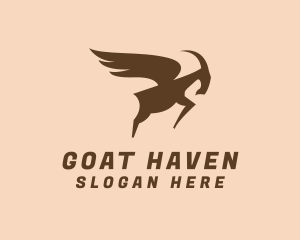 Goat Ram Wings logo design