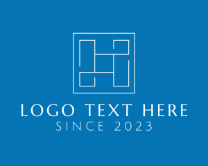 Corporation - Box Letter H logo design