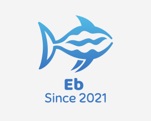 Fish - Blue Ocean Shark logo design