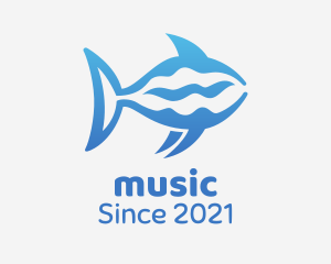 Ocean Fish - Blue Ocean Shark logo design
