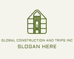 Vegan - Green House Gardening logo design