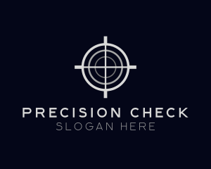 Sniper Target Crosshair logo design