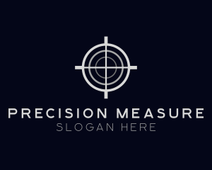 Sniper Target Crosshair logo design