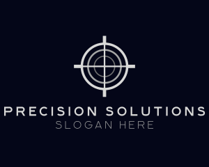 Accuracy - Sniper Target Crosshair logo design