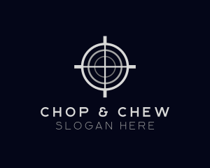 Accuracy - Sniper Target Crosshair logo design